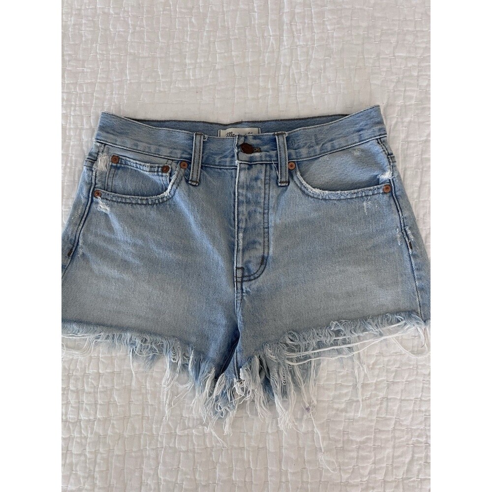 Madewell Relaxed Denim Cut Off Shorts Size 24